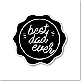 father's day, best dad ever Posters and Art